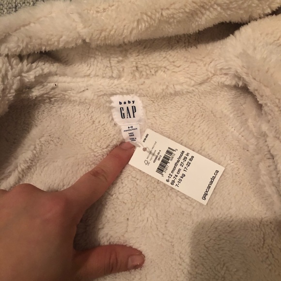 GAP Heathered Grey jacket 6-12m - Picture 2 of 2